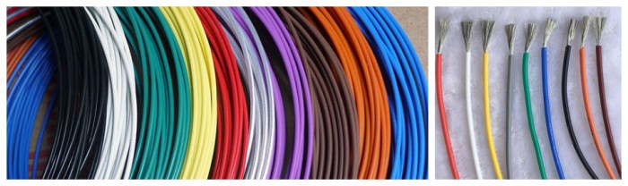 PTFE (Teflon) Hook up Wire-18 AWG-Blue - diyaudiocart